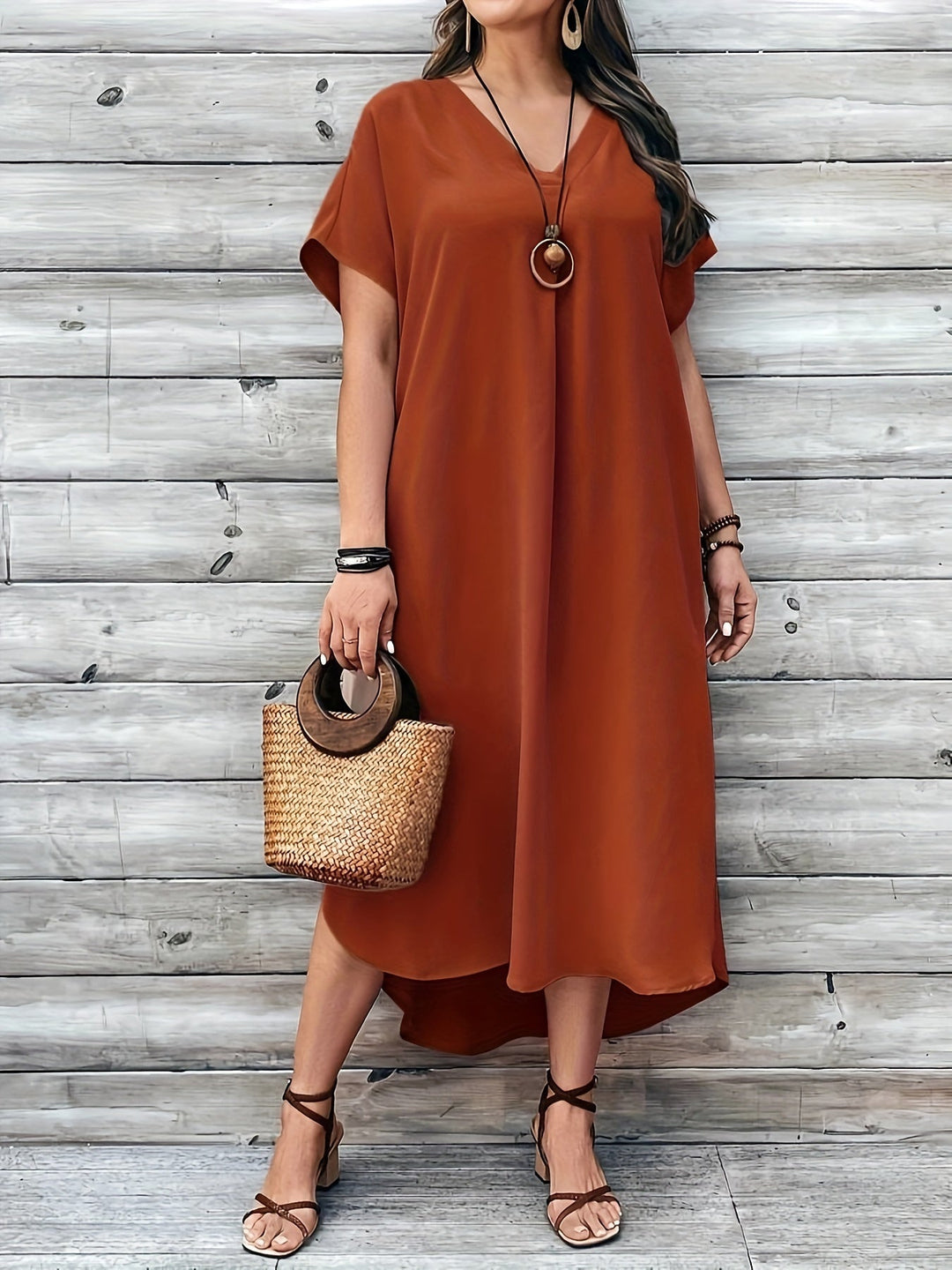 Gwendie | Fliessendes Komfortkleid