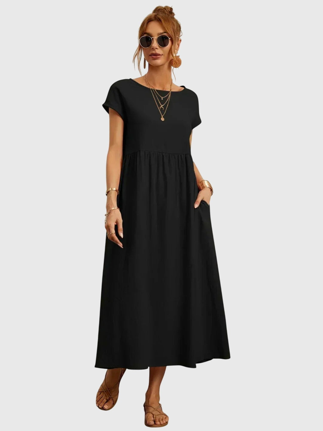 Clementine | Lässiges Kleid mit Taschen