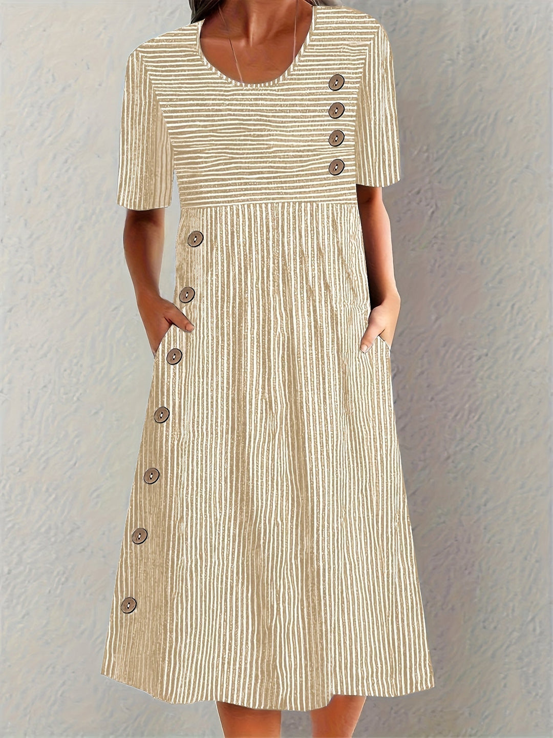 Whitney | Gestreiftes Sommerkleid