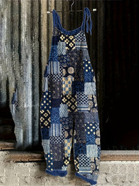 Bailey | Boho Chic Patchwork Jumpsuit