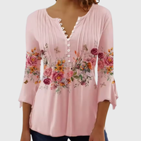 Adelle | Leichte Bluse mit floralen Details