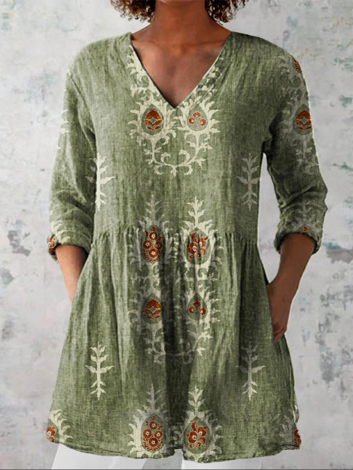 Maeve | Langarmshirt mit V-Ausschnitt