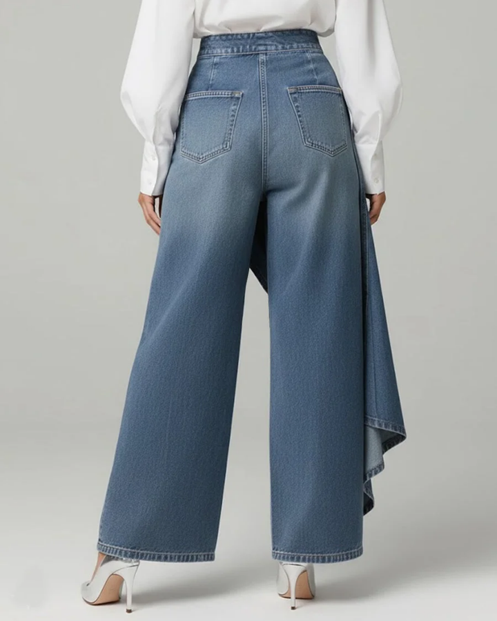 Calvra | Denim-Wickelhose