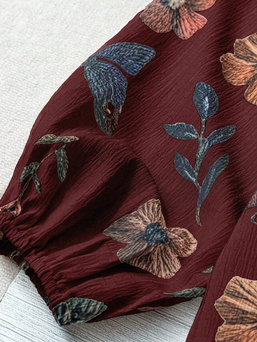 Liora | Vintage Meadow Bindebluse