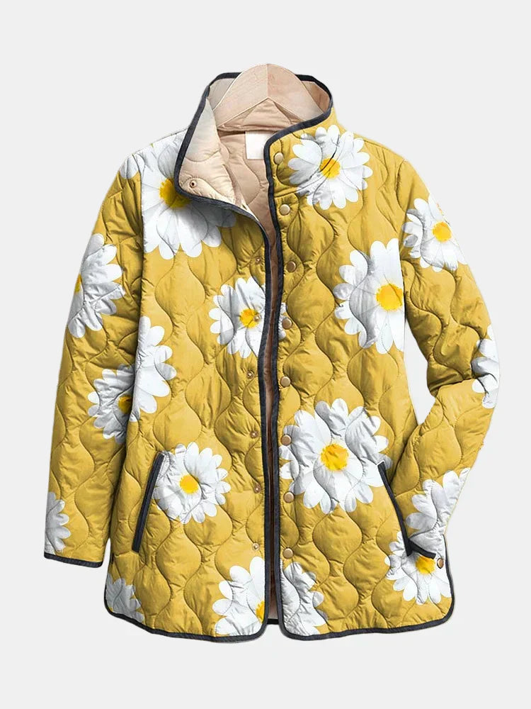 Sable | Charmantes Gänseblümchen-Muster Jacke