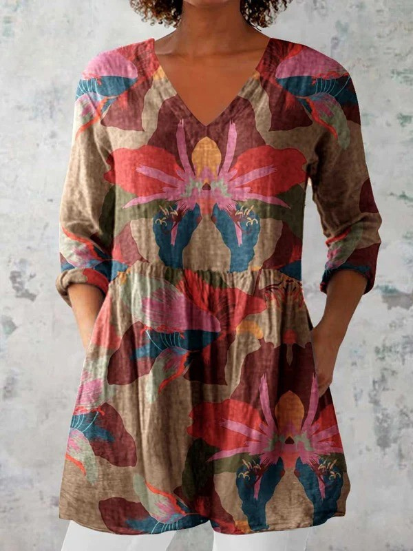 Harmony | V-Ausschnitt Langarmshirt