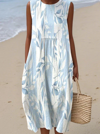 Marina | Fliessendes Bedrucktes Kleid