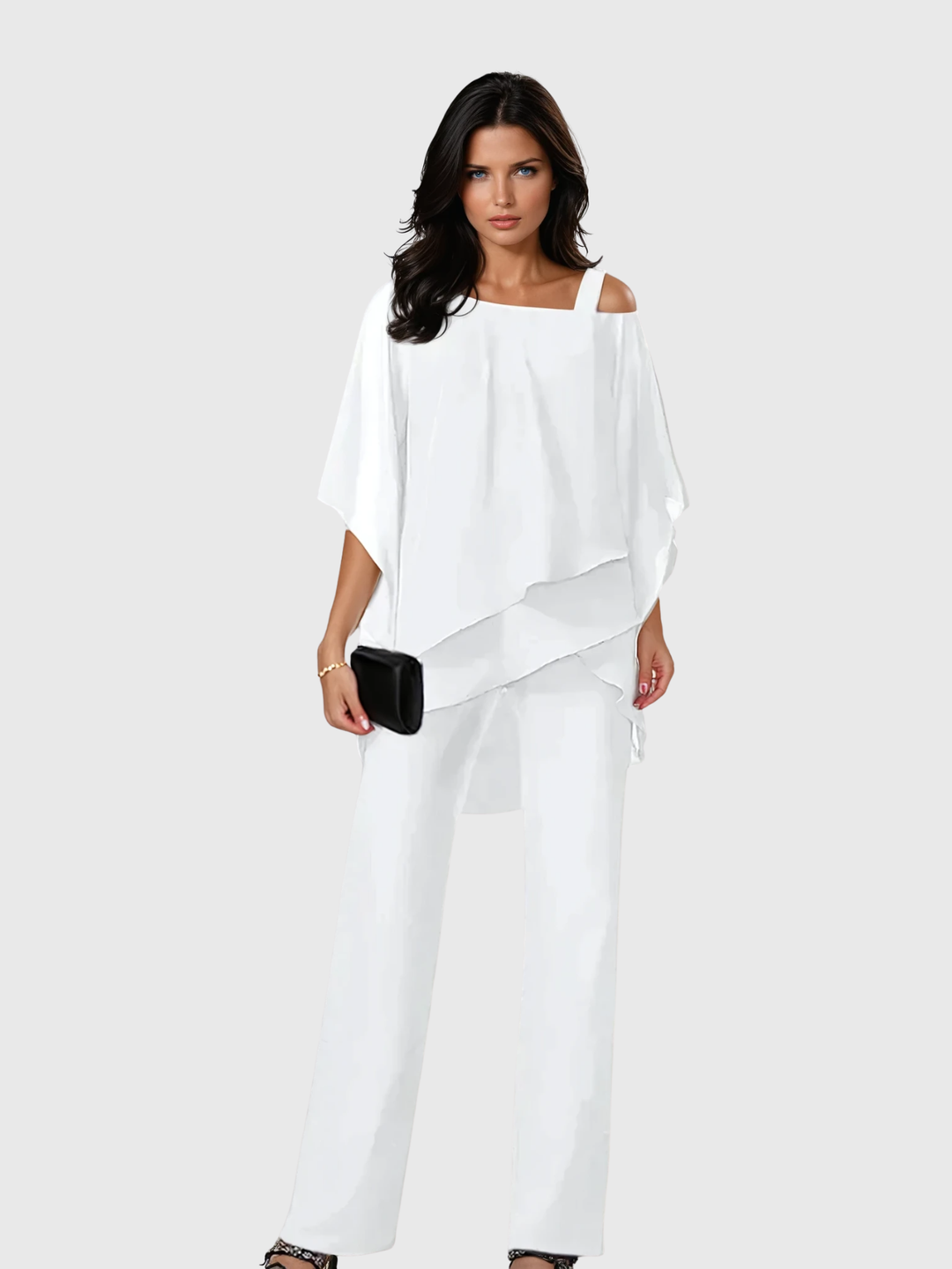 Anne | Elegantes Zweiteiliges Set mit fliessender Silhouette