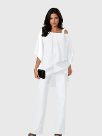 Anne | Elegantes Zweiteiliges Set mit fliessender Silhouette