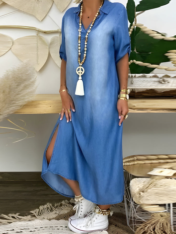 Lexi | Schickes Denim-Maxikleid