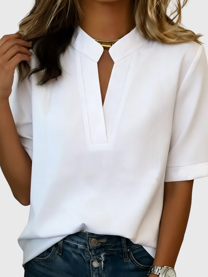 Loise | Elegante Bluse mit Raffiniertem Kragen