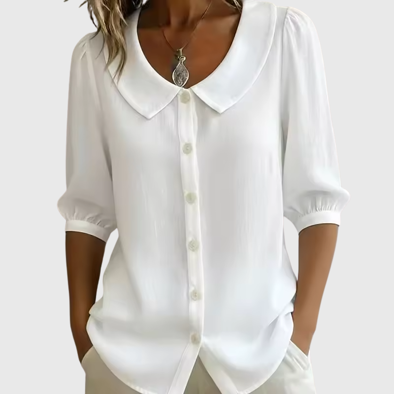 Riley | Lässige Bluse mit Knöpfen