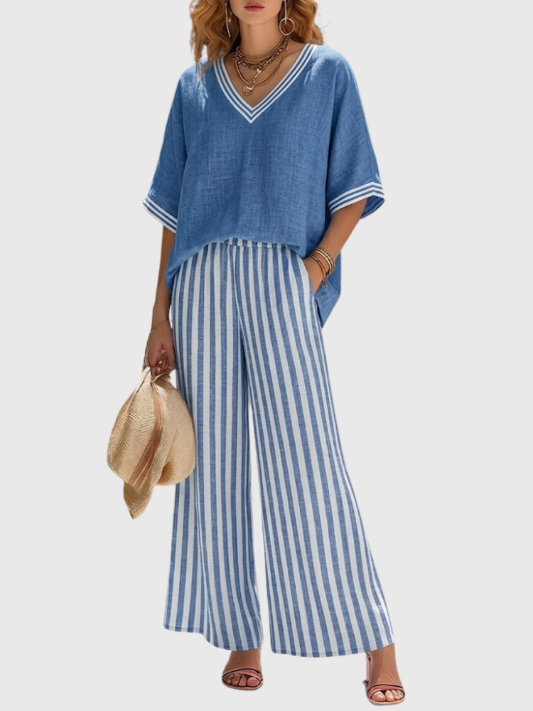 Mae | Elegantes Leinen-Set