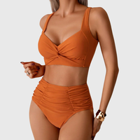Karen | Bikini Bandeau mit Rüschentuch