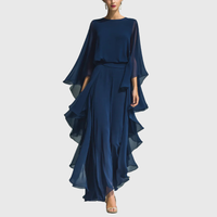 Linda | Elegantes Komplett-Outfit aus Chiffon mit Volants