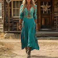 Maribelle | Vintage Western Midi Kleid
