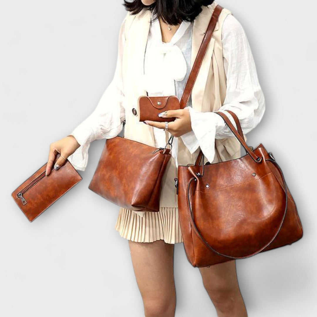 Eleanor | 4-teiliges Vintage-Taschen-Set