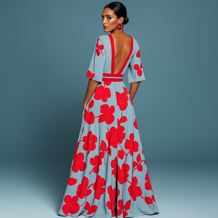 Barbara | Elegantes Blumenkleid