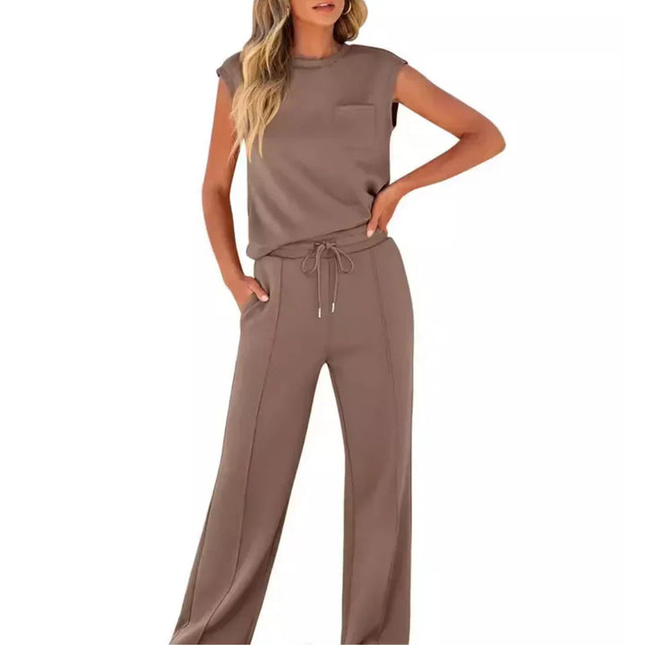 Lolly | Weiches schwarzes Lounge-Set, entspannte Passform, zweiteilig