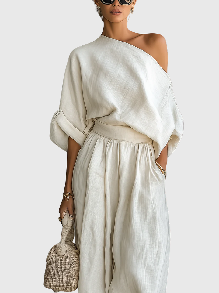 Carly | Zweiteiliges Set mit Off-Shoulder-Design