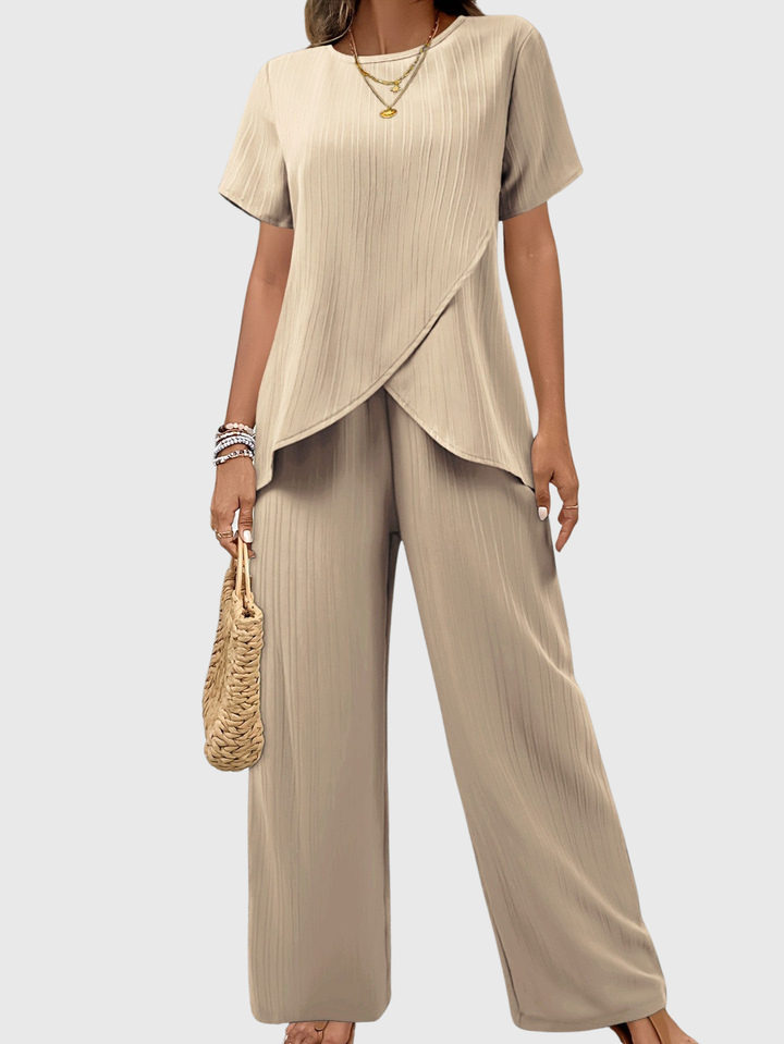 Lauren | Elegantes Zweiteiliges Set mit fliessendem Komfort