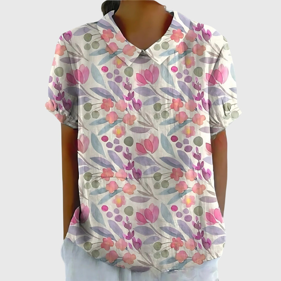 Karen | Blumige Bluse