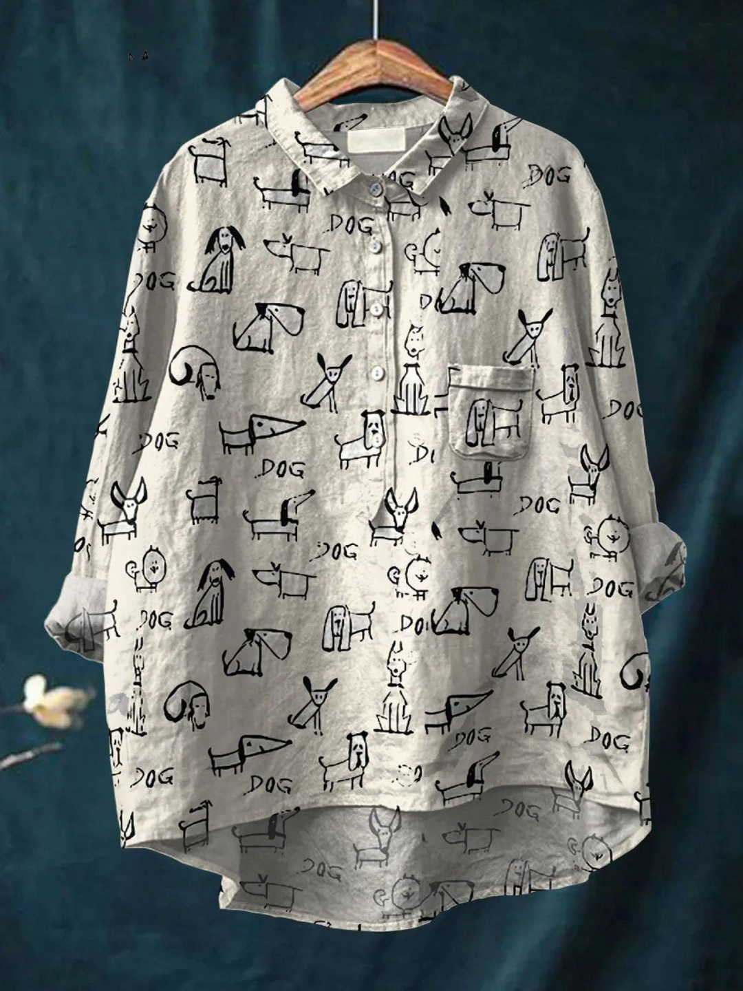 Glaube | Frauen Süsses Hundedruck Freizeitshirt