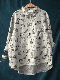 Glaube | Frauen Süsses Hundedruck Freizeitshirt