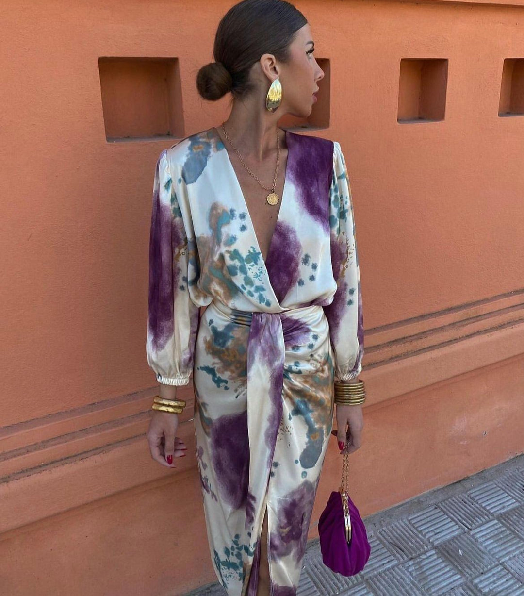 Sophia | Kleid mit V-Ausschnitt