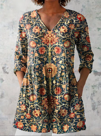 Elara | V-Ausschnitt Langarmshirt