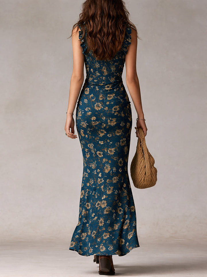 Linda | Boho-Eleganz Maxikleid mit fliessender Silhouette