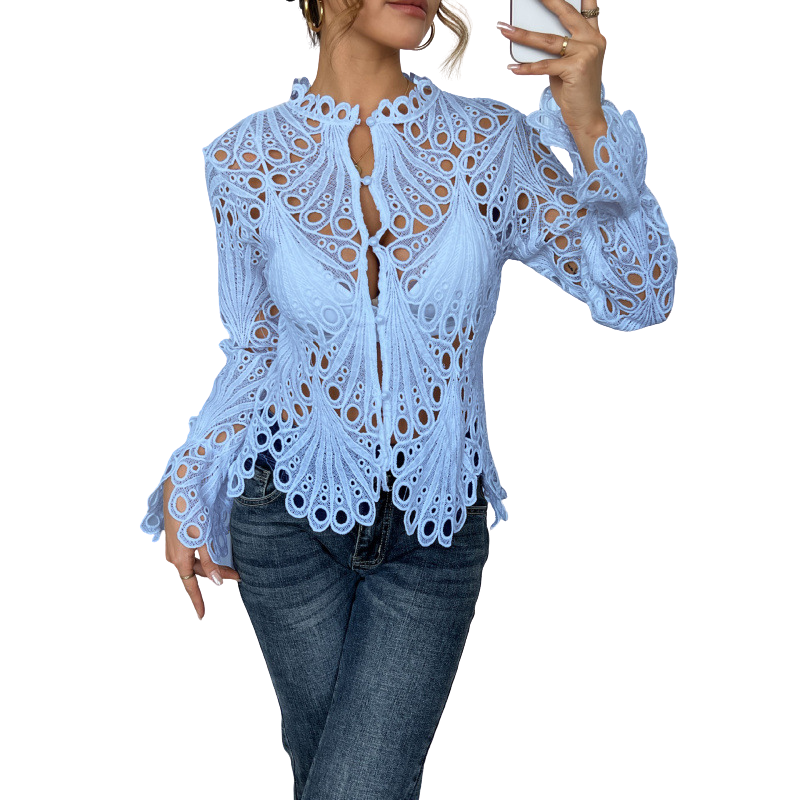 Brielle | Moderne Bluse mit hohlem Detail