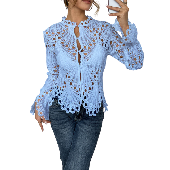Brielle | Moderne Bluse mit hohlem Detail