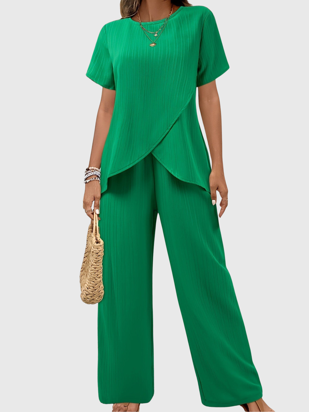Lauren | Elegantes Zweiteiliges Set mit fliessendem Komfort