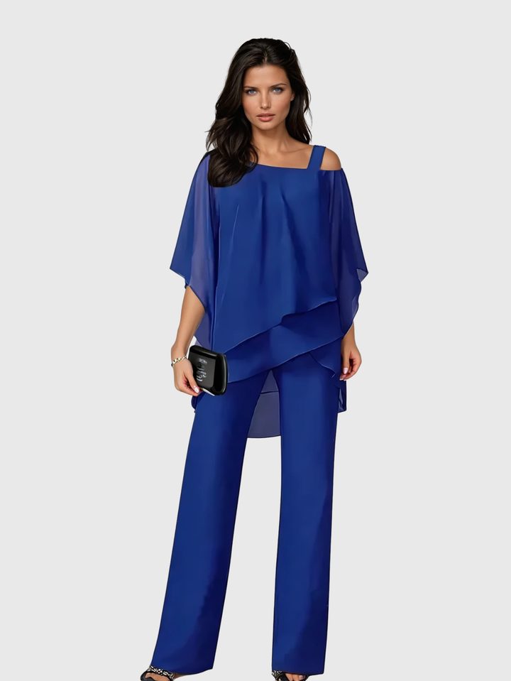 Anne | Elegantes Zweiteiliges Set mit fliessender Silhouette