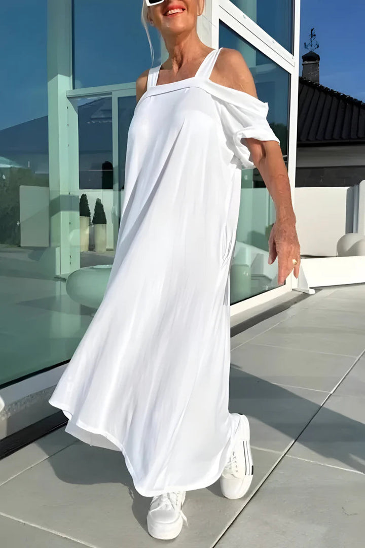 Shaira | Langes Off-Shoulder Sommerkleid