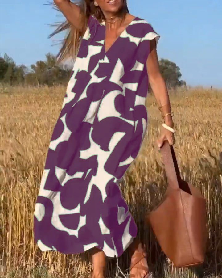 Kendall | Lässiges Abstract Kleid