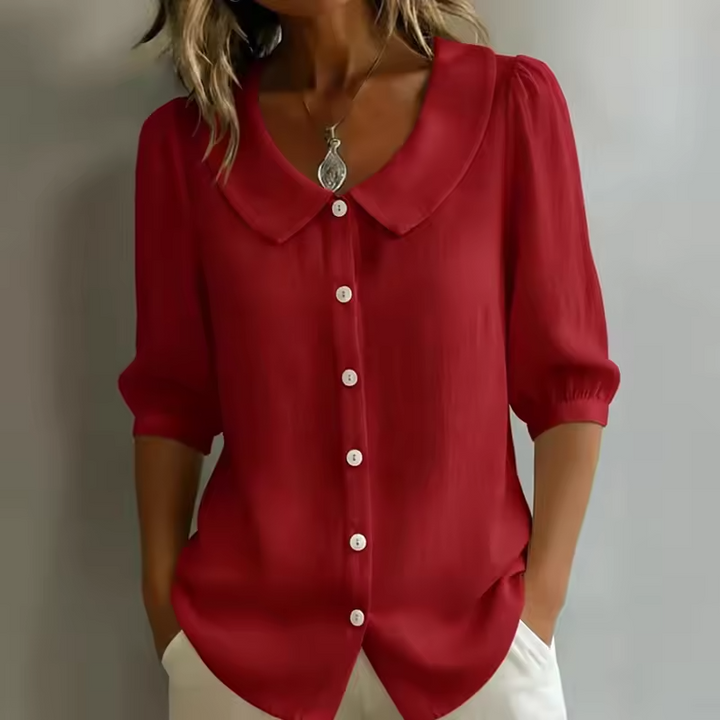 Riley | Lässige Bluse mit Knöpfen