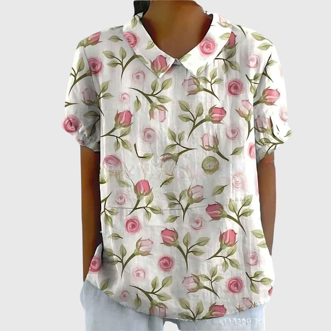 Karen | Blumige Bluse