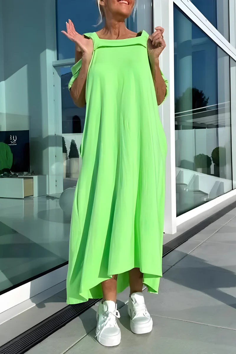 Shaira | Langes Off-Shoulder Sommerkleid