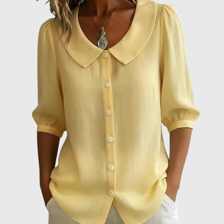 Riley | Lässige Bluse mit Knöpfen