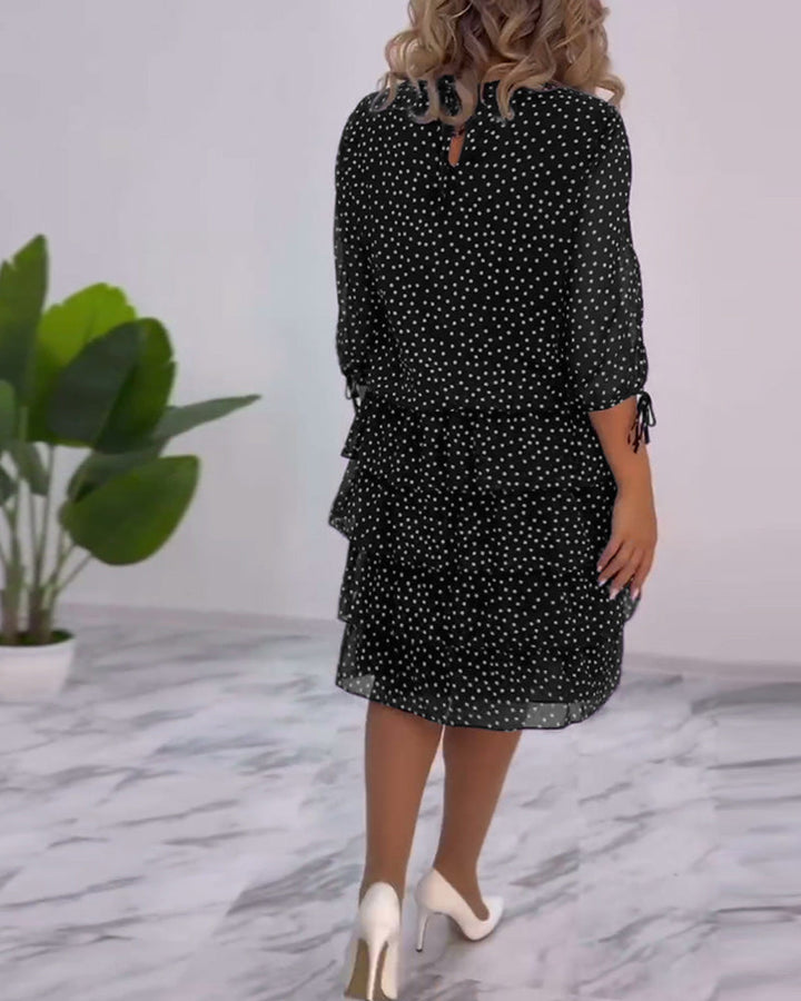 Tilly | Gepunktetes Schichtkleid