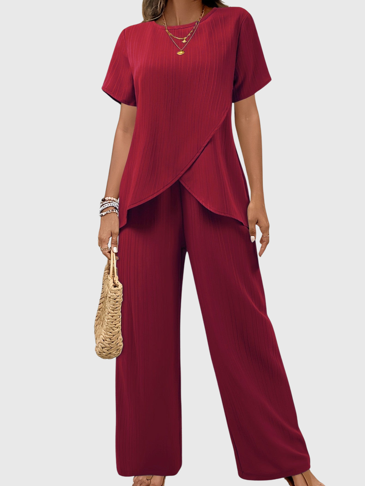 Lauren | Elegantes Zweiteiliges Set mit fliessendem Komfort