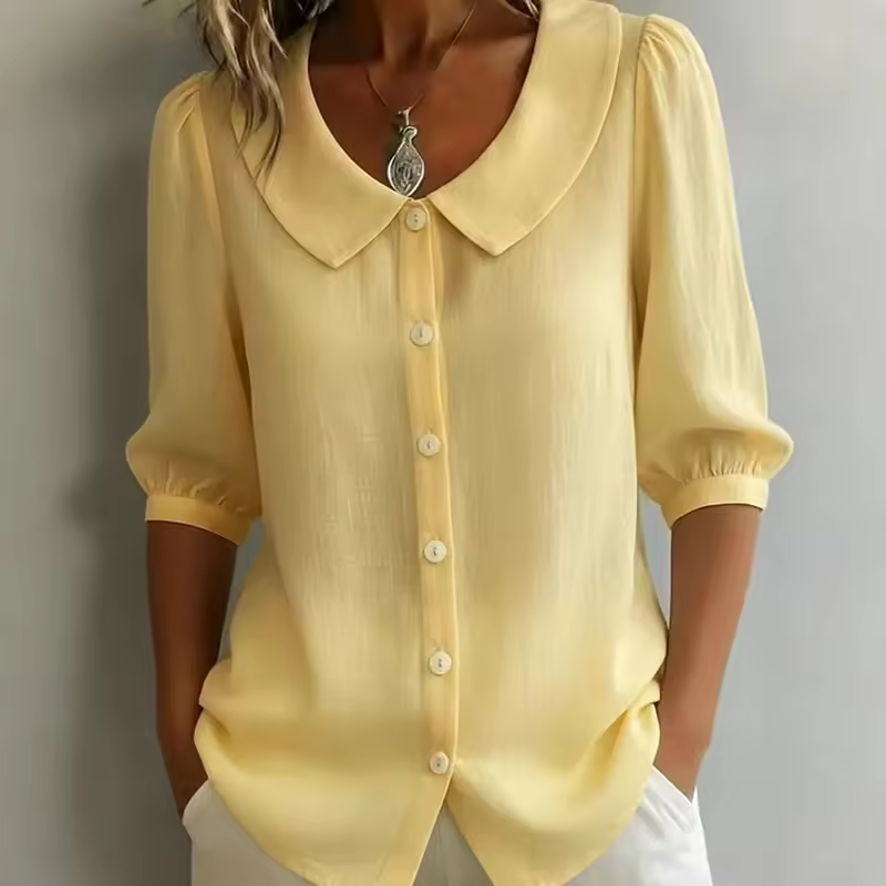 Riley | Lässige Bluse mit Knöpfen