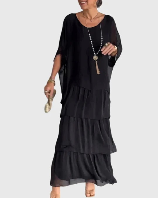 Carmel | Elegantes Fliessendes Maxikleid