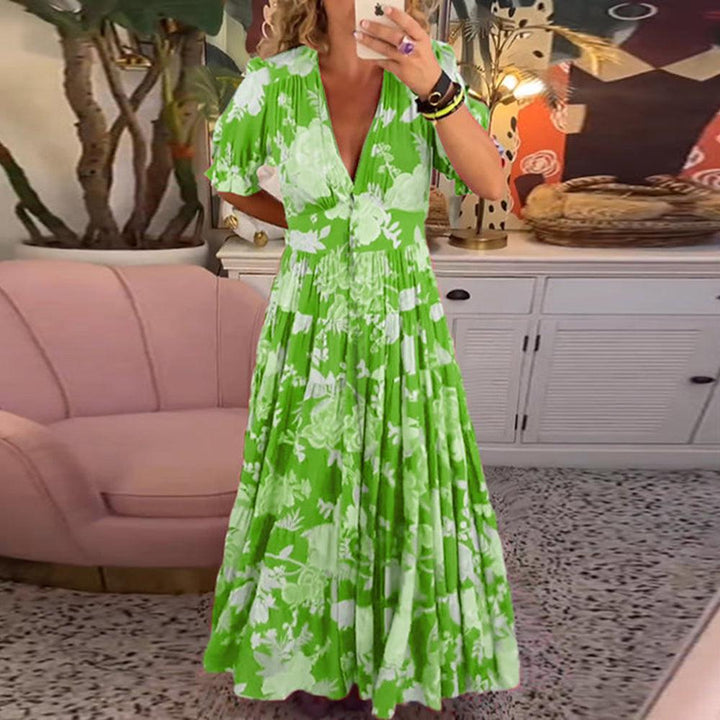 Floriana | Lebhaftes Blumenkleid