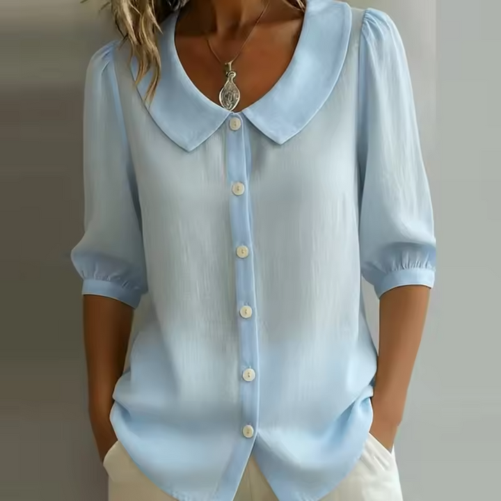 Riley | Lässige Bluse mit Knöpfen