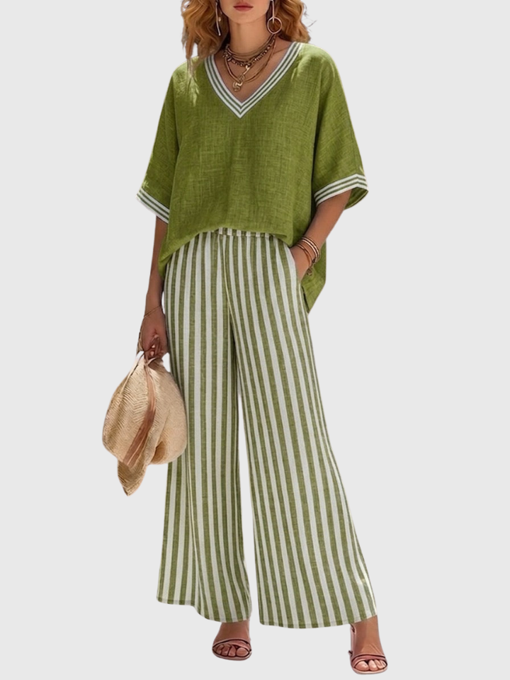 Mae | Elegantes Leinen-Set
