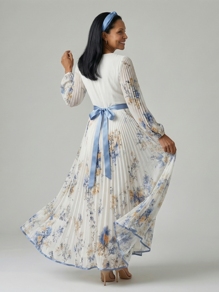 Rielle | Faltenwurf Midi Kleid