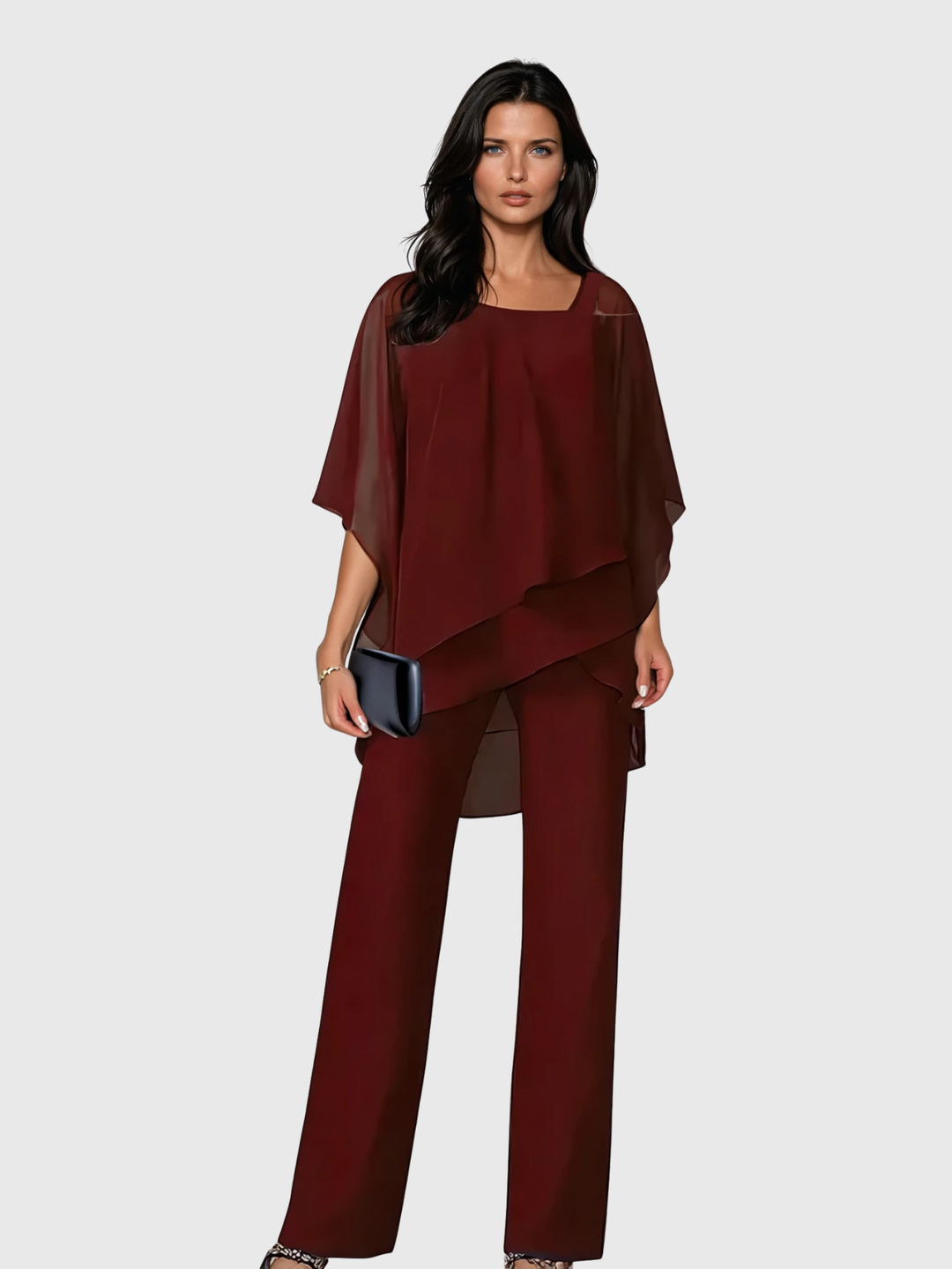 Anne | Elegantes Zweiteiliges Set mit fliessender Silhouette